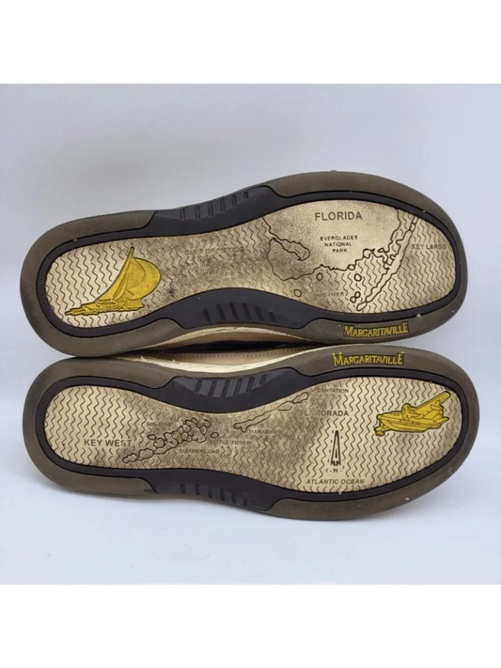 Margaritaville Men's Size 12 Diamond Head Lace Up Boat Deck Shoes